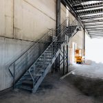 Escalier Droit Industriel D'intérieur