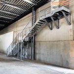 Escalier Droit Industriel D'intérieur