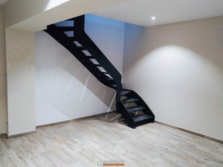 Escalier Quart Tournant d'Intérieur